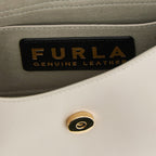 Furla Beige Calfskin Shoulder Bag