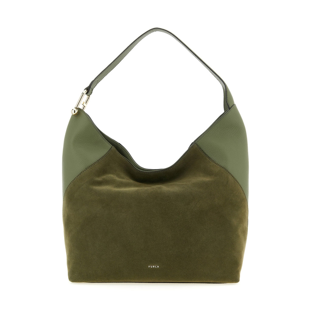 Furla Bicolor Calfskin Shoulder Bag