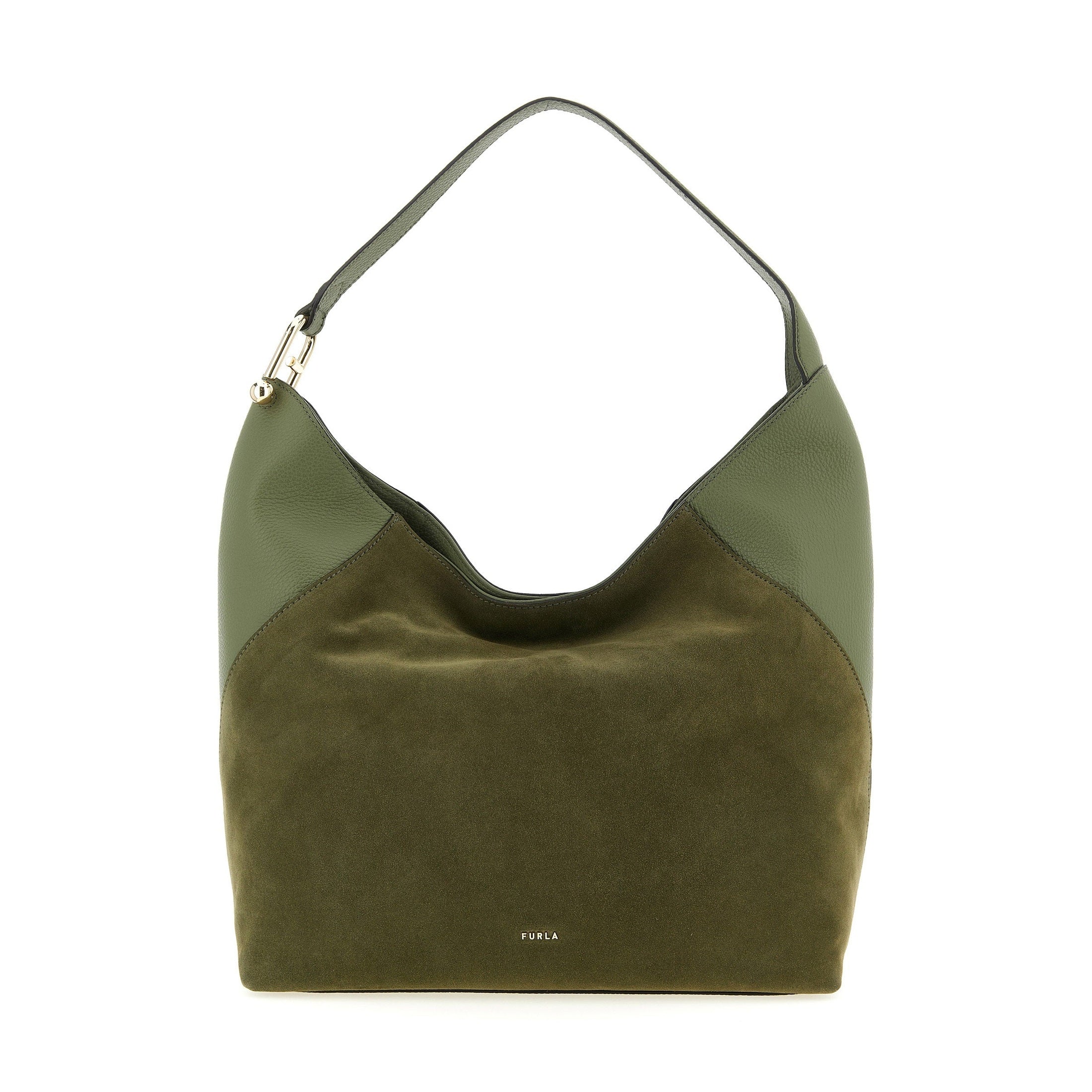Furla Bicolor Calfskin Shoulder Bag