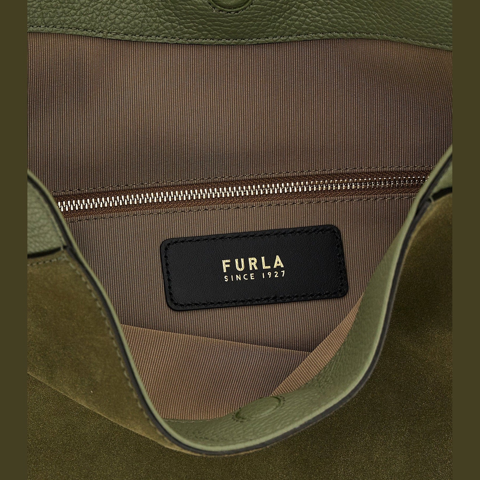 Furla Bicolor Calfskin Shoulder Bag