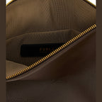 Furla Brown Lamb Leather Shoulder Bag