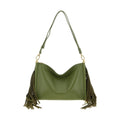 Furla Bicolor Lamb Leather Shoulder Bag
