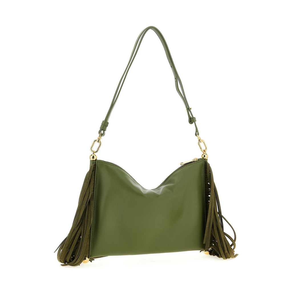 Furla Bicolor Lamb Leather Shoulder Bag