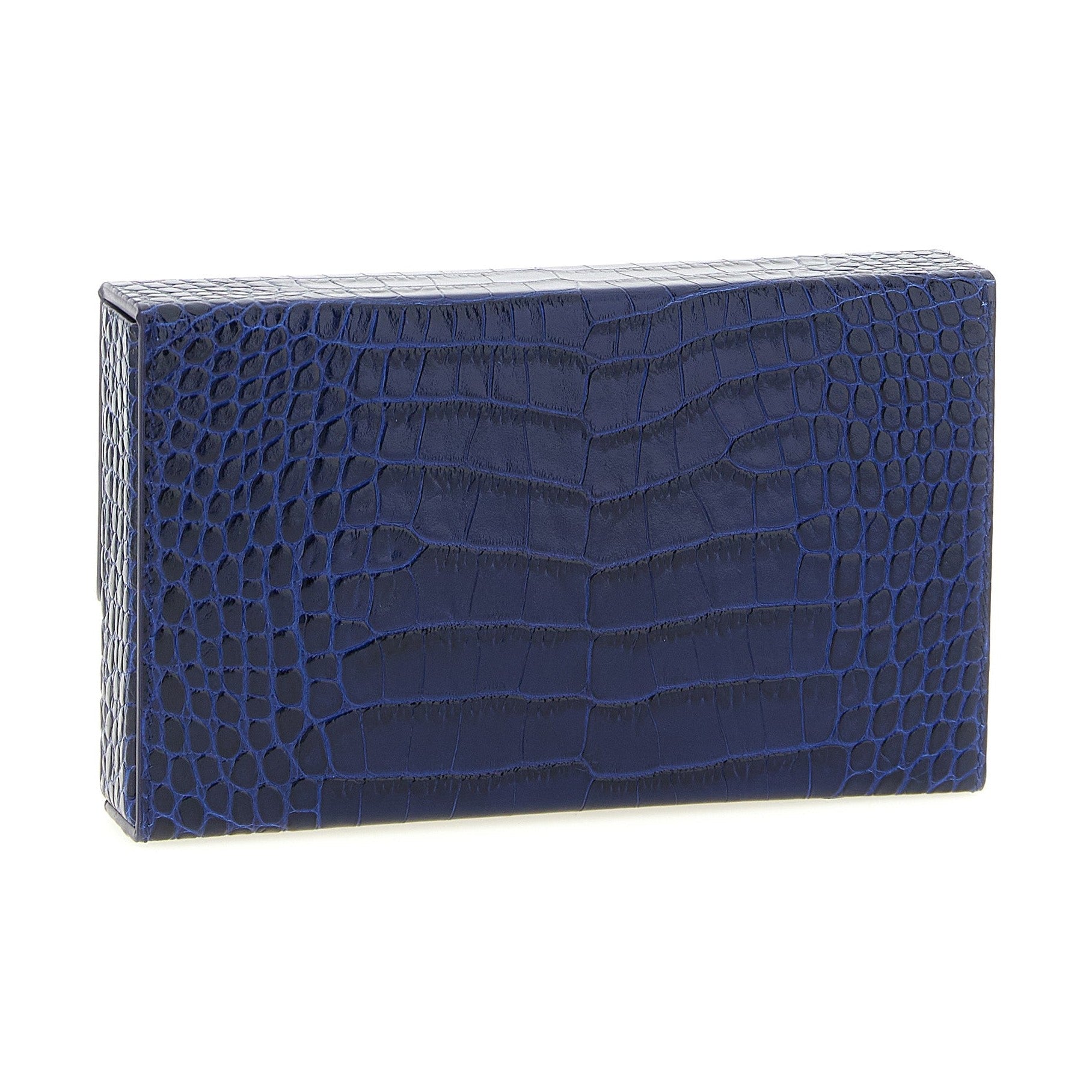 Tom Ford Blue Calfskin Clutch Bag