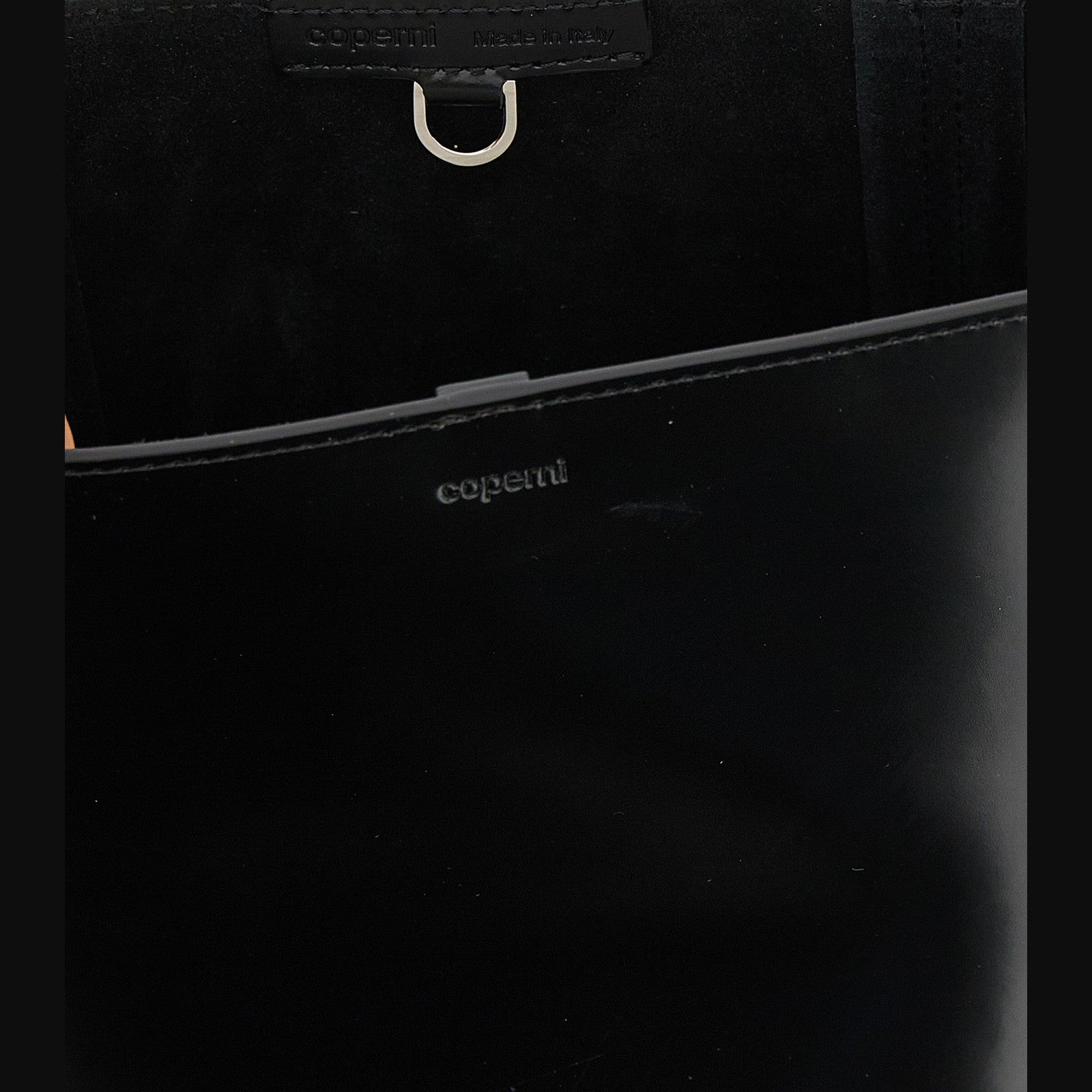 Coperni Black Cowhide Shoulder Bag