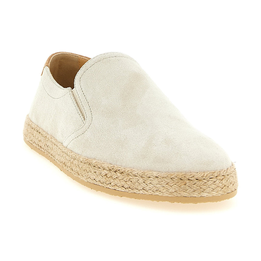 Brunello Cucinelli Gray Calfskin Espadrilles