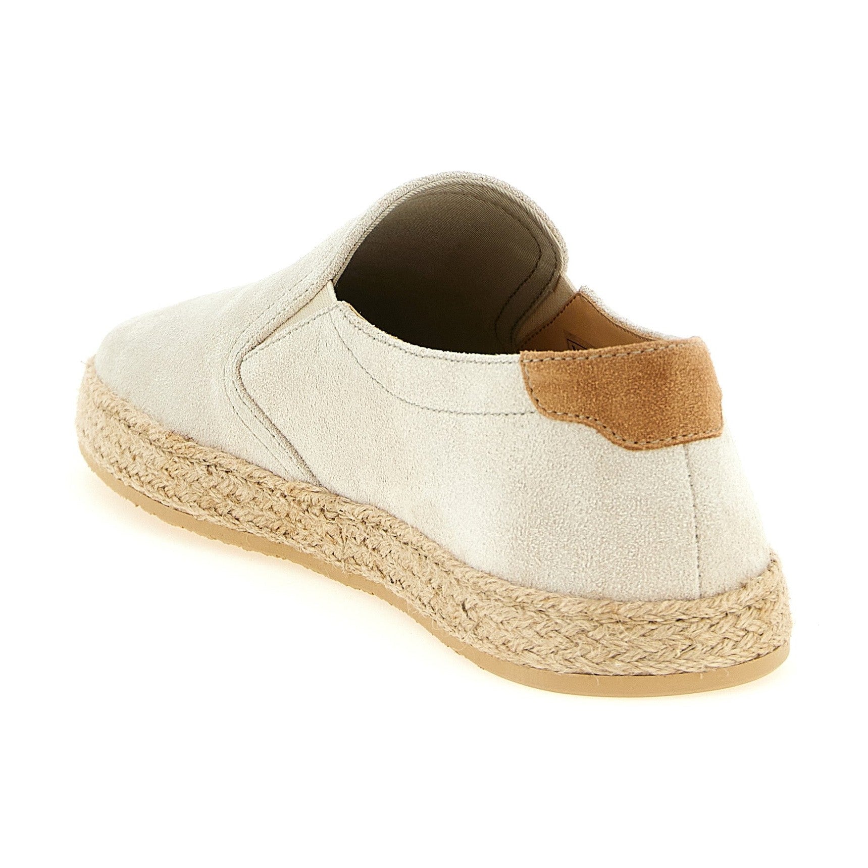 Brunello Cucinelli Gray Calfskin Espadrilles