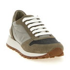 Brunello Cucinelli Bicolor Polyester Athletic Sneakers