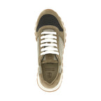 Brunello Cucinelli Bicolor Polyester Athletic Sneakers