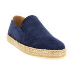 Brunello Cucinelli Blue Calfskin Espadrilles