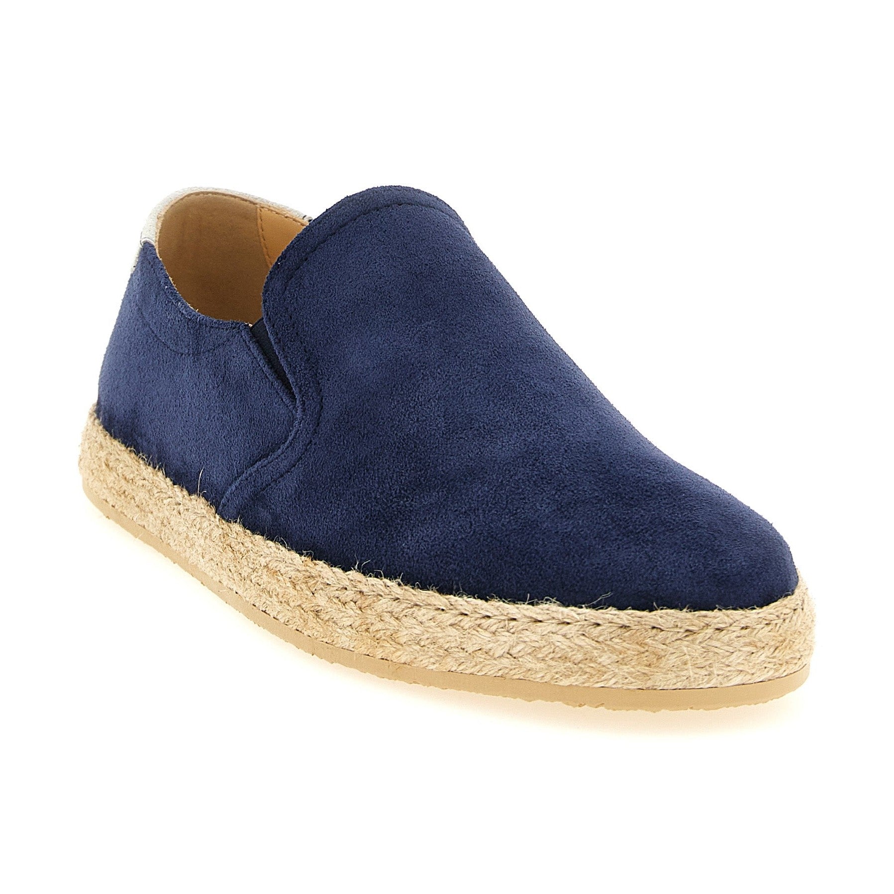 Brunello Cucinelli Blue Calfskin Espadrilles