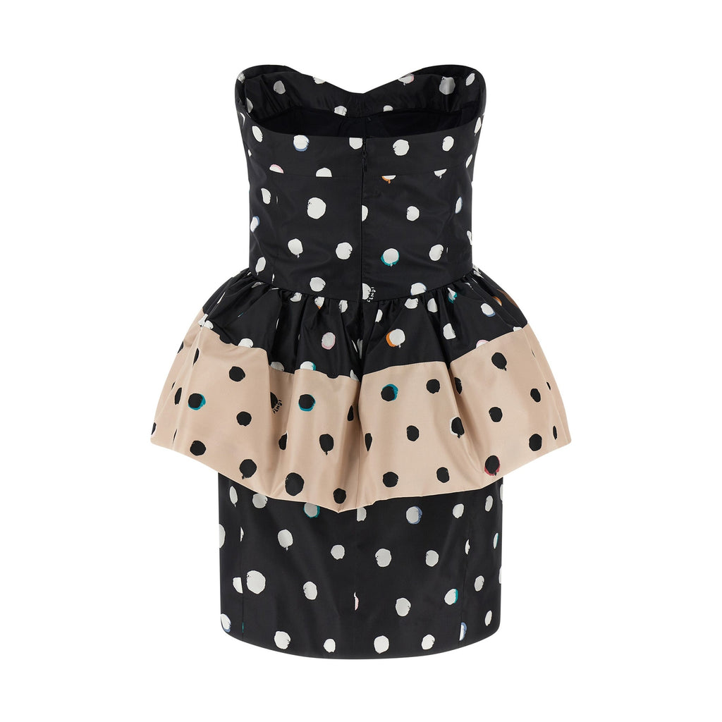 Fendi Black Silk Short Dress