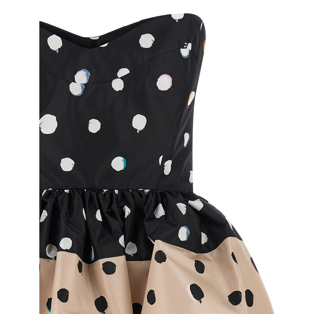 Fendi Black Silk Short Dress