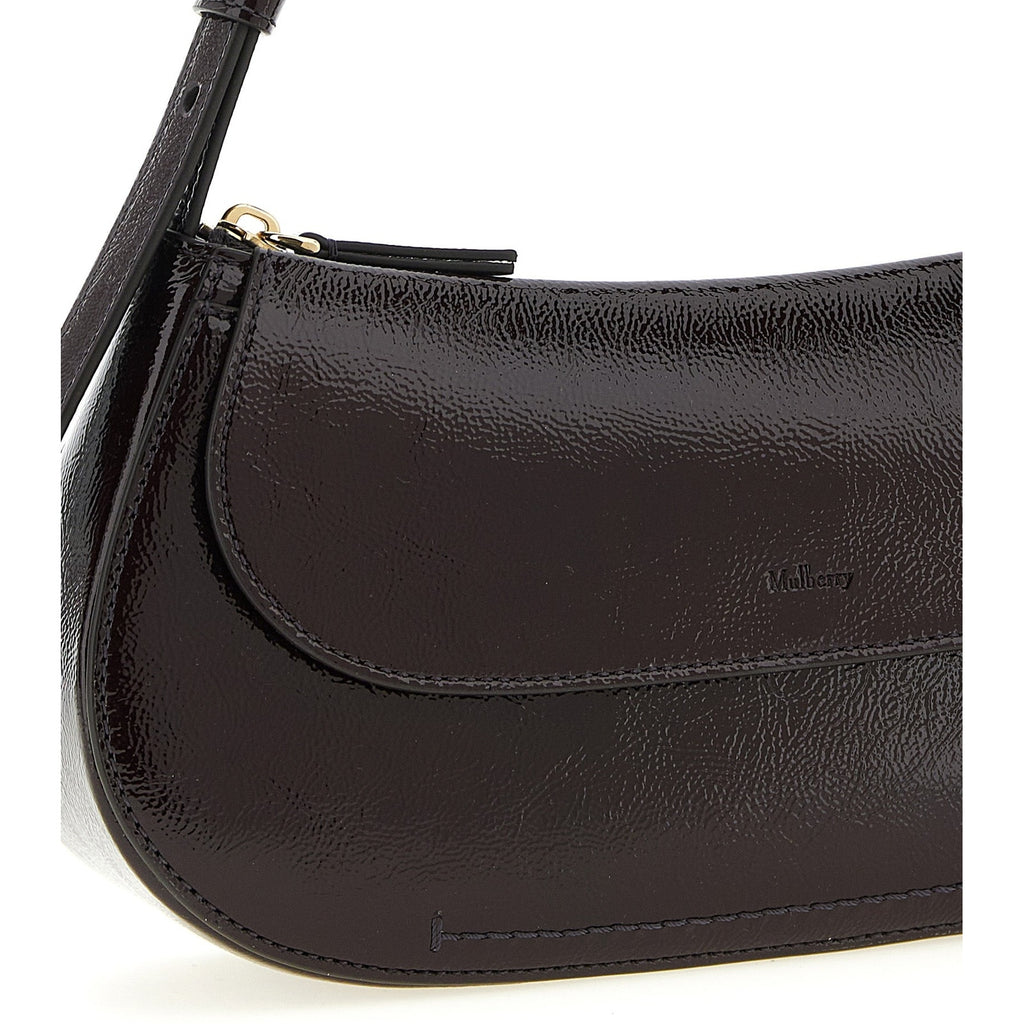 Mulberry Purple Calfskin Shoulder Bag