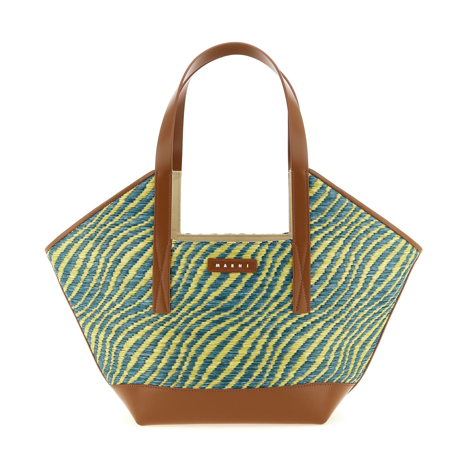 Marni Bicolor Polyamide Tote Bag