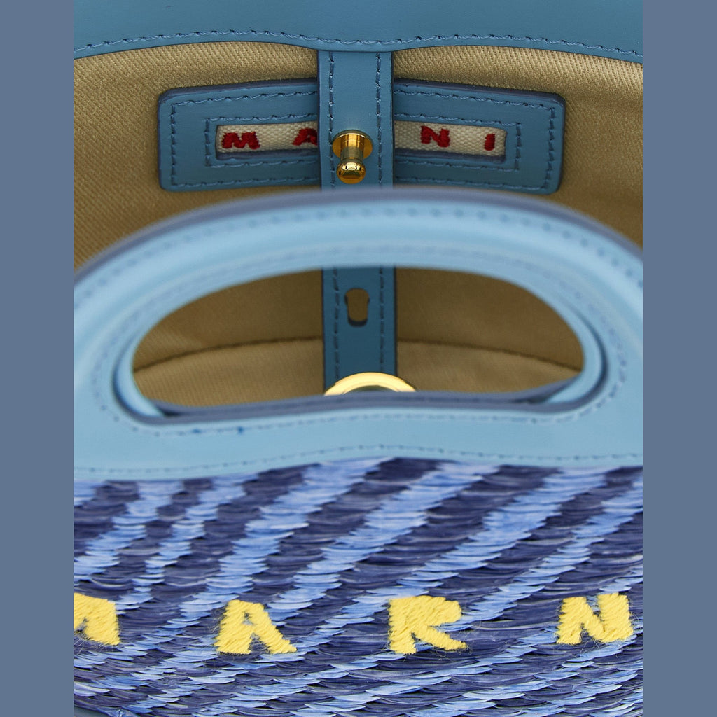 Marni Blue Polyamide Handbag