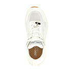 Jimmy Choo White Tencel Athletic Sneakers
