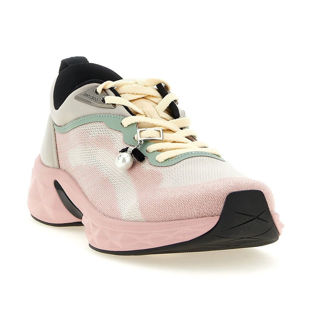 Jimmy Choo Multicolor Tencel Athletic Sneakers