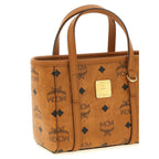 MCM Brown Polyethylene Tote Bag