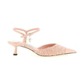 Jimmy Choo Multicolor Tencel Mid Heel Pumps