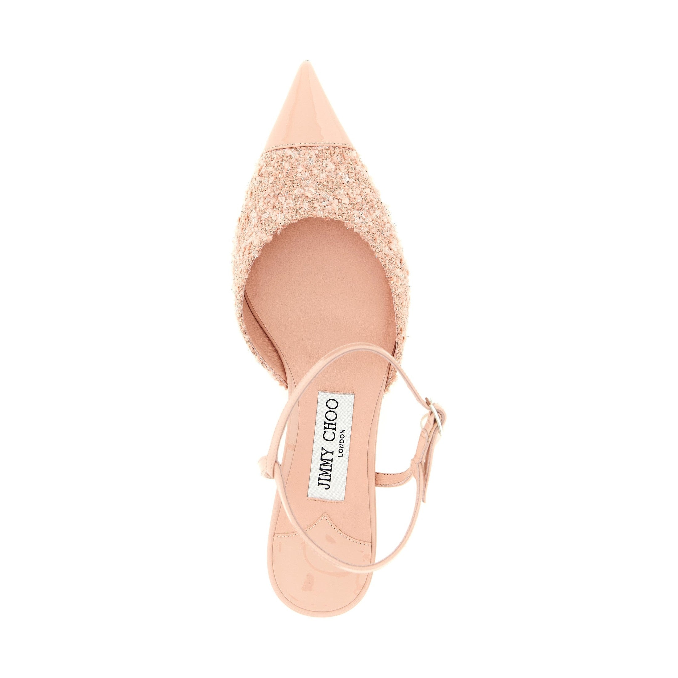 Jimmy Choo Multicolor Tencel Mid Heel Pumps