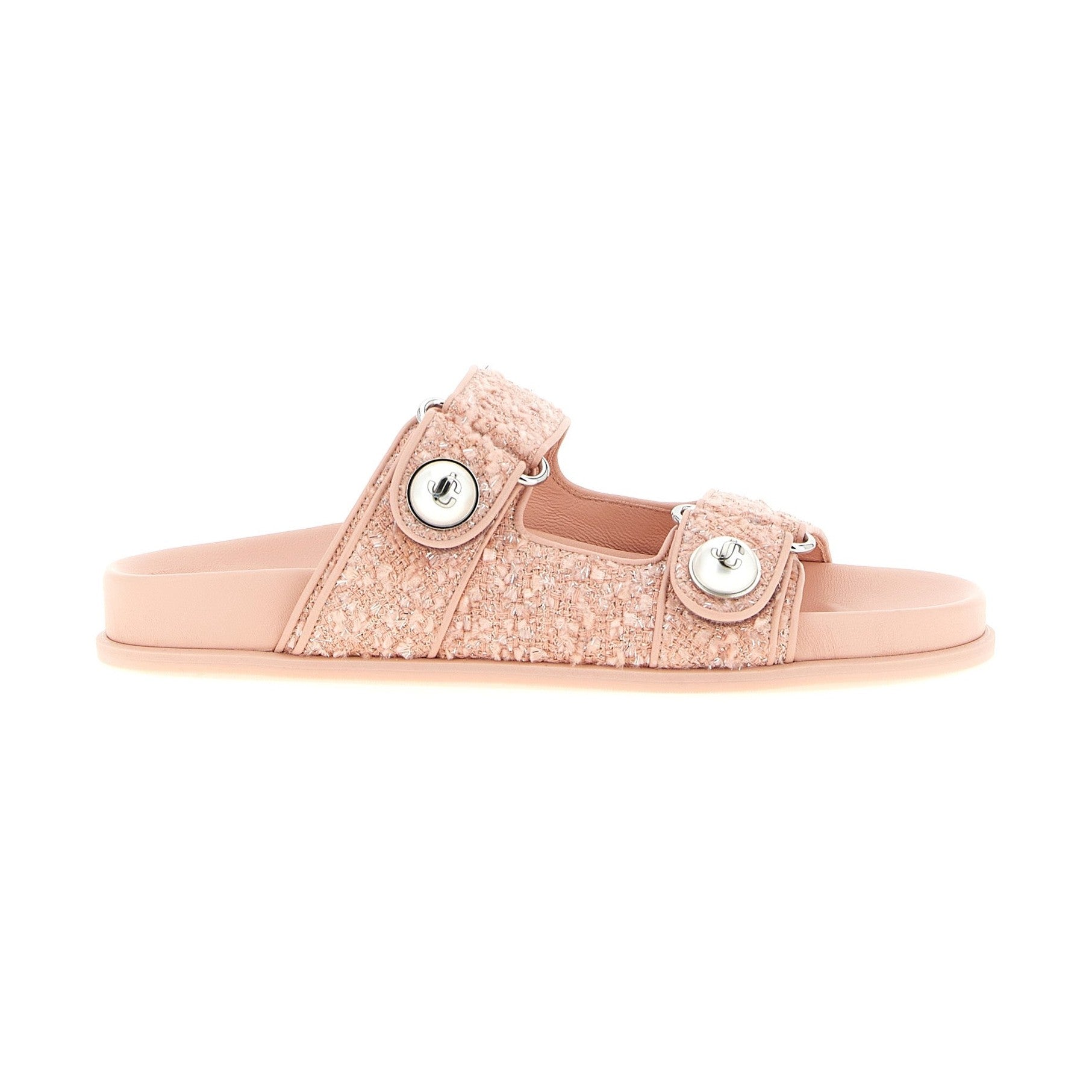 Jimmy Choo Multicolor Tencel Slides