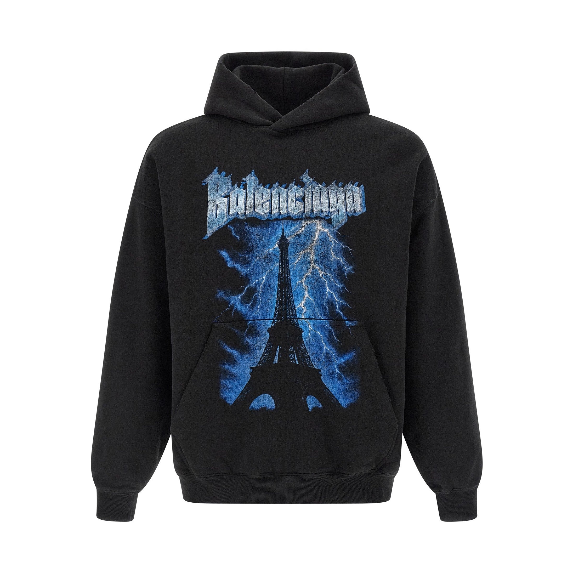 Balenciaga Black Cotton Sweatshirt