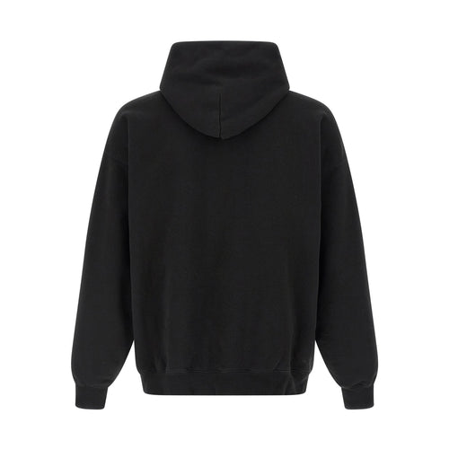 Balenciaga Black Cotton Sweatshirt