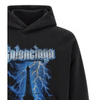 Balenciaga Black Cotton Sweatshirt