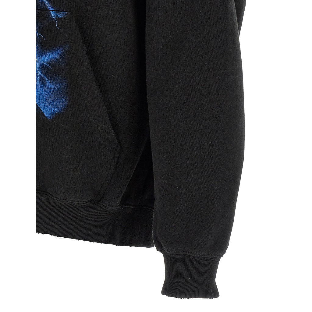 Balenciaga Black Cotton Sweatshirt