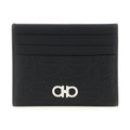 Ferragamo Black Calfskin Cardholder