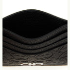 Ferragamo Black Calfskin Cardholder