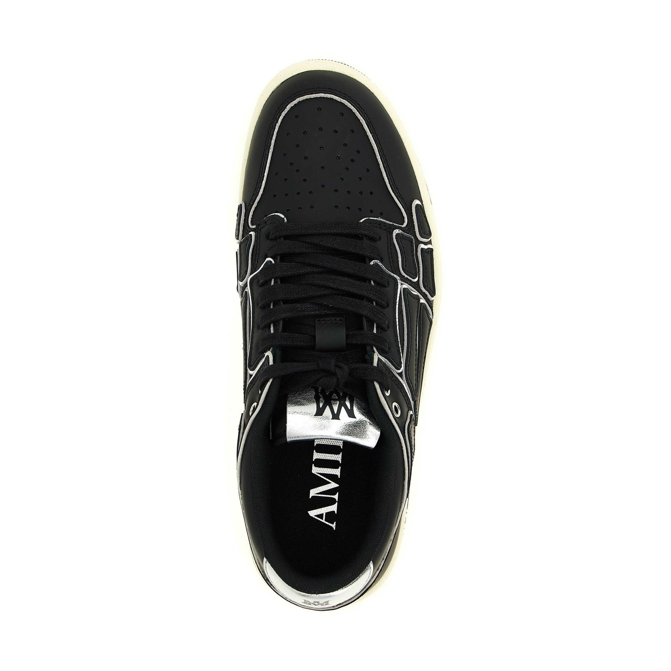 Amiri Black Cowhide Low Top Sneakers