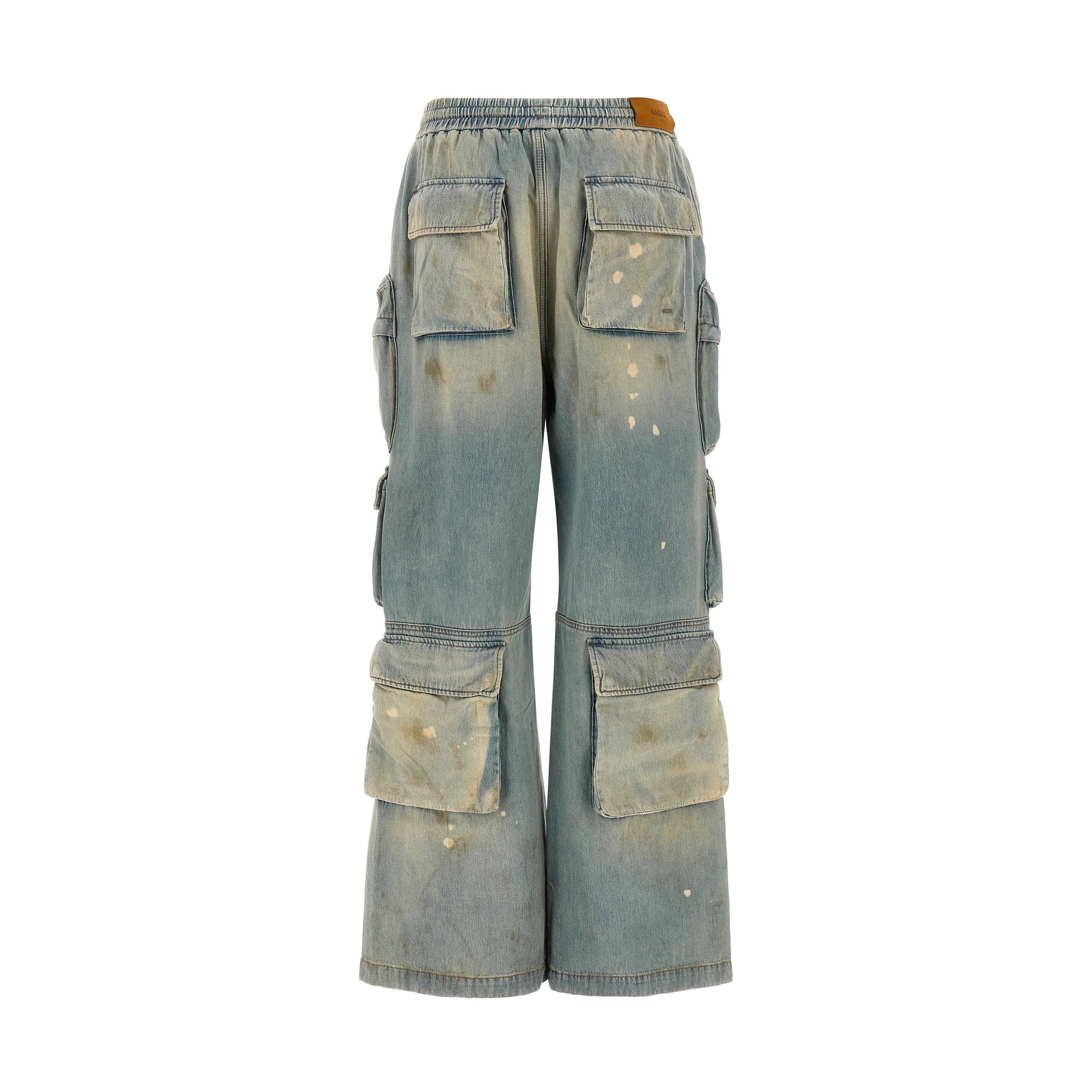 Amiri Blue Cotton Flared Jeans