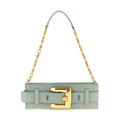 Balmain Bicolor Calfskin Clutch Bag