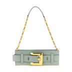 Balmain Bicolor Calfskin Clutch Bag