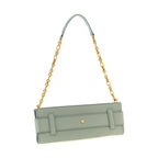 Balmain Bicolor Calfskin Clutch Bag