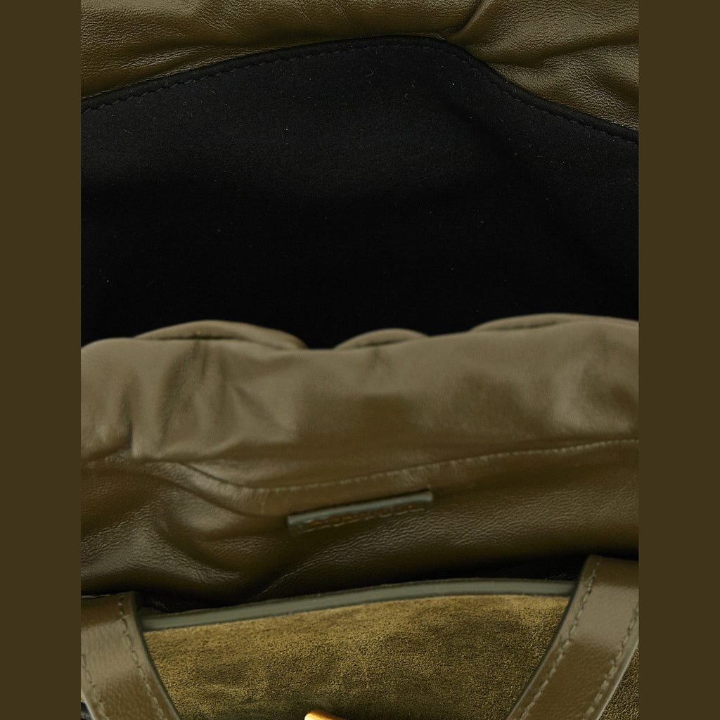 Balmain Bicolor Calfskin Handbag