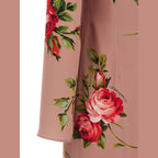 Dolce & Gabbana Multicolor Silk Midi Dress