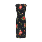 Dolce & Gabbana Black Viscose Midi Dress