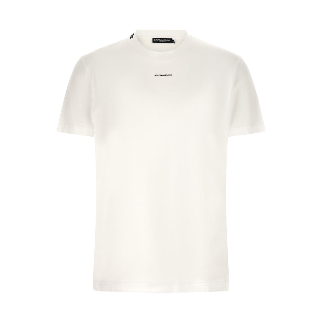 Dolce & Gabbana White Cotton T-Shirt