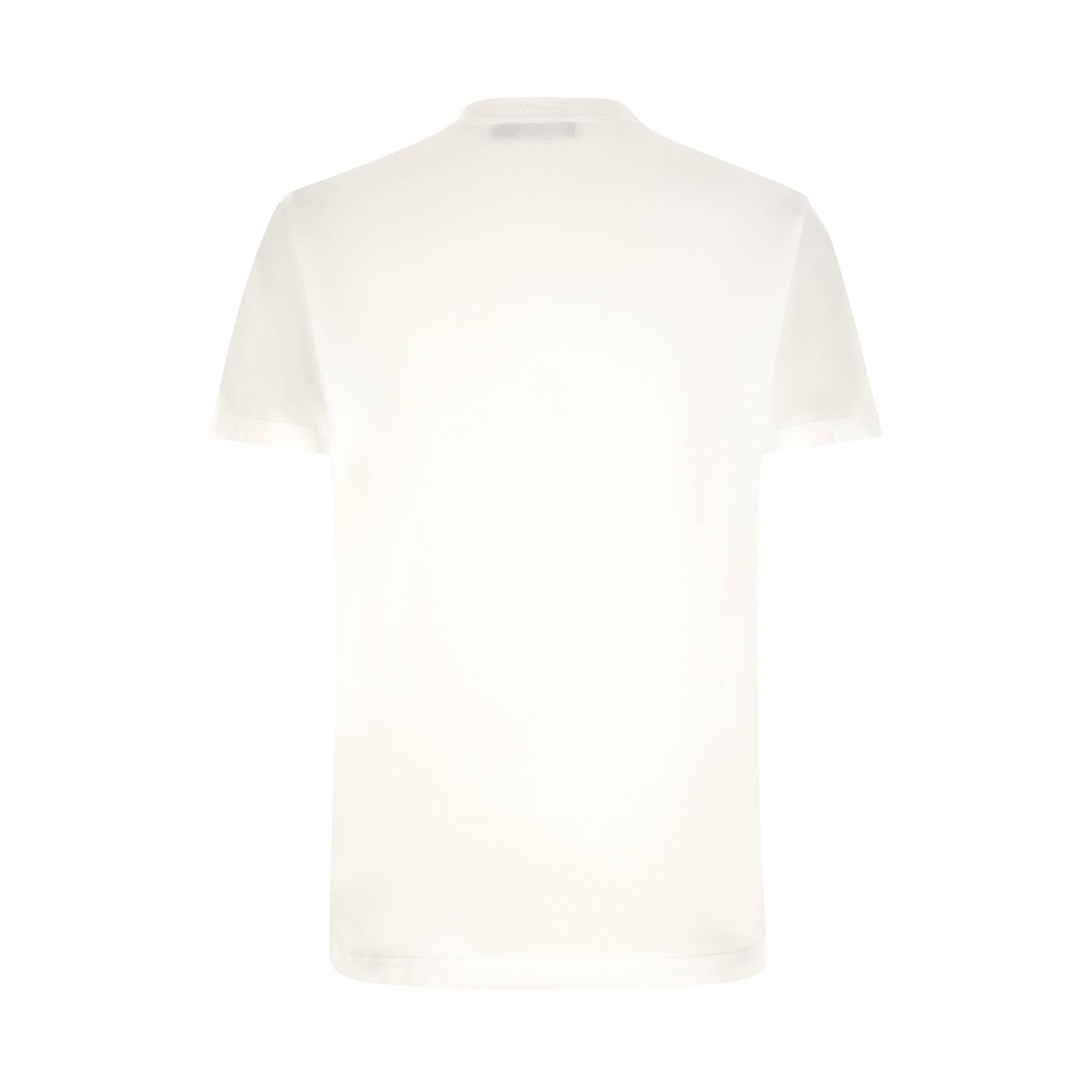 Dolce & Gabbana White Cotton T-Shirt