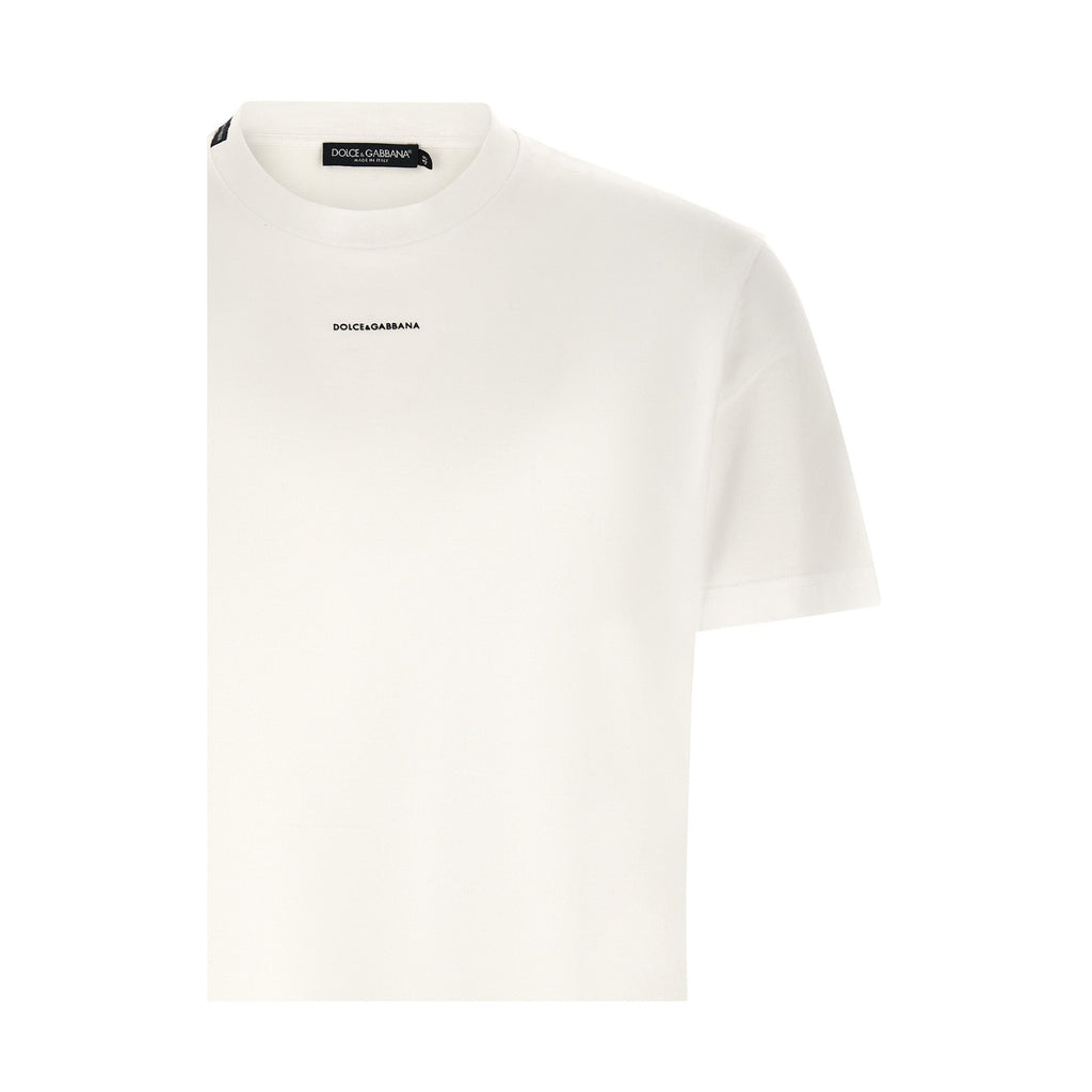 Dolce & Gabbana White Cotton T-Shirt