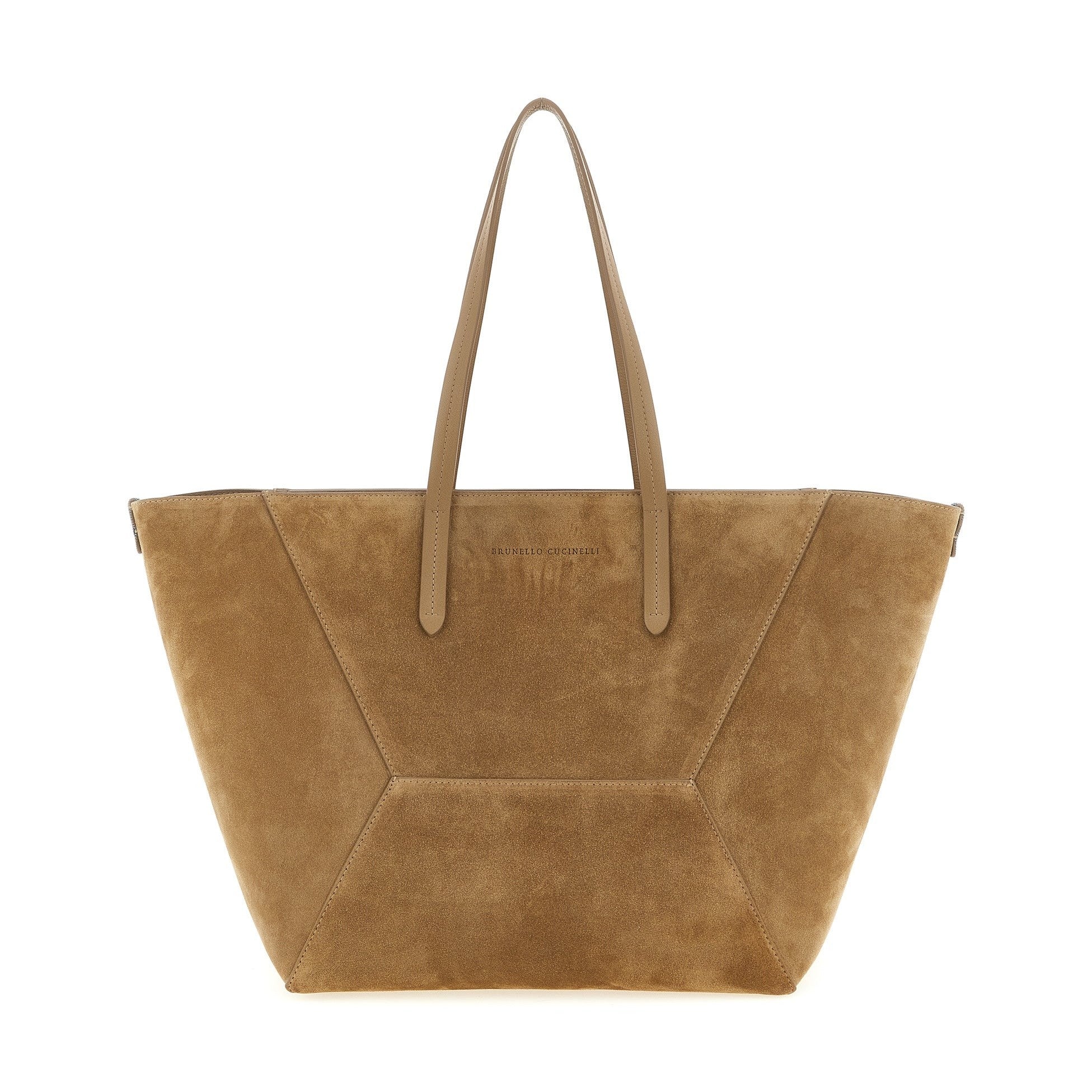 Brunello Cucinelli Brown Calfskin Shoulder Bag