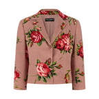 Dolce & Gabbana Multicolor Silk Blazer