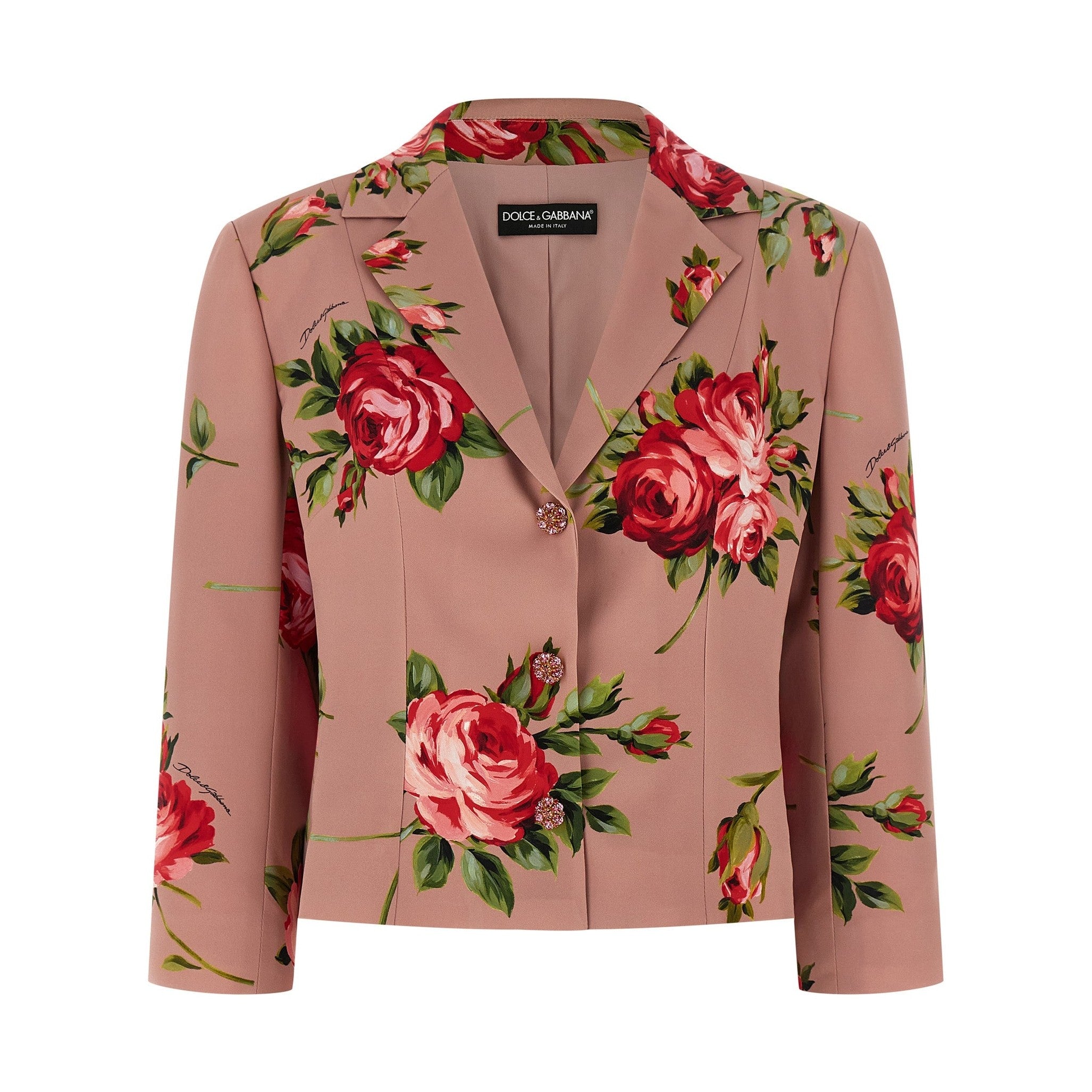 Dolce & Gabbana Multicolor Silk Blazer
