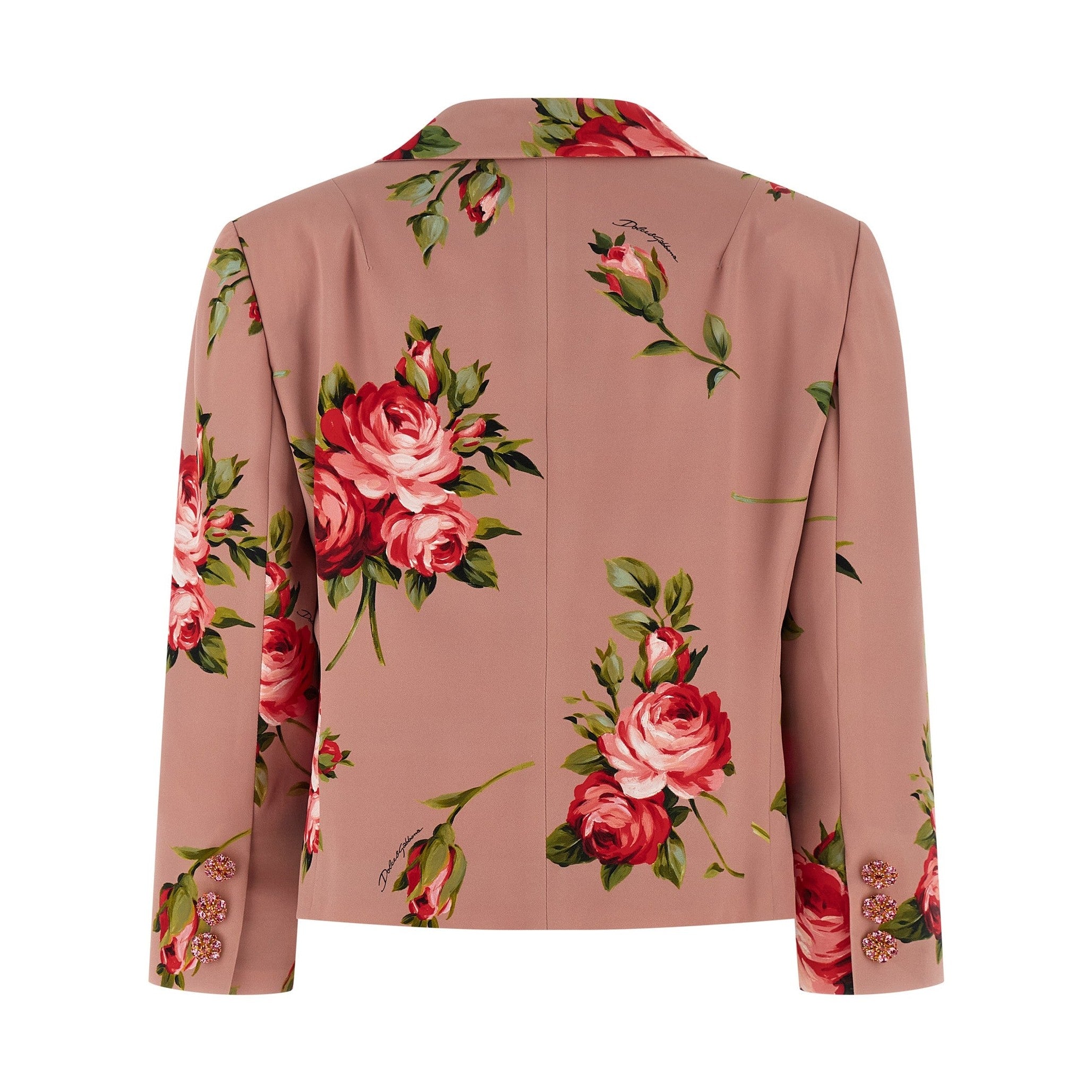 Dolce & Gabbana Multicolor Silk Blazer
