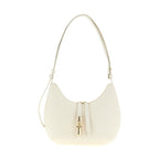 Furla White Calfskin Shoulder Bag