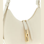Furla White Calfskin Shoulder Bag