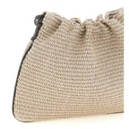 Brunello Cucinelli Beige Cotton Clutch Bag